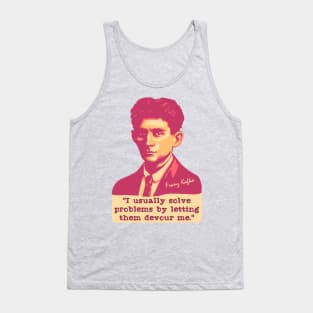 Franz Kafka Portrait and Quote Tank Top